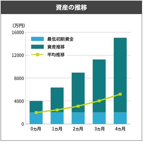 IDの口コミ検証 資産の推移